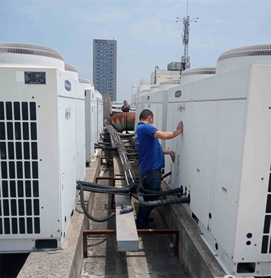 公安中央空调制热和不制冷系统维修方法